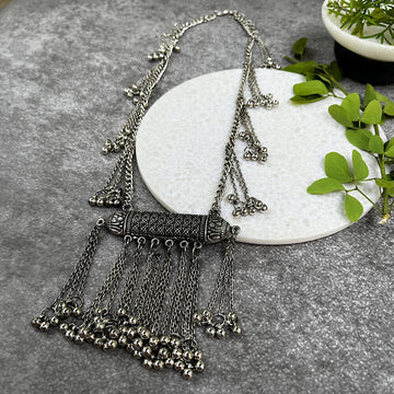 Classic Long Ghungroo Necklace
